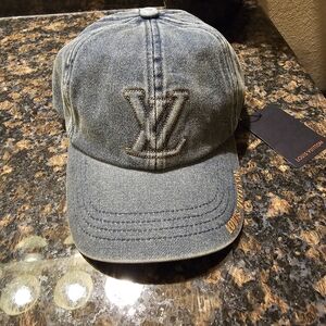 Louis Vuitton Blue Denim Hat